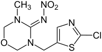 Strukturformel von Thiamethoxam