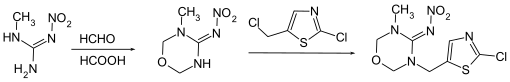 Synthese von Thiamethoxam