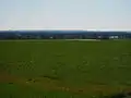 Offlumer See und Windkraftanlagen auf den Baumbergen