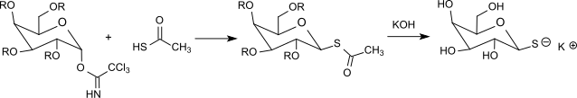 Thiogalactose-Synthese