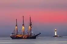 Der Leuchtturm Friedrichsort (2021).