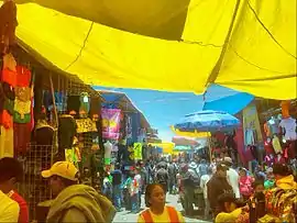 Tianguis in der Stadt