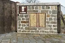 Originalteile an der Windmühle Tiefensee bei Bad Düben
