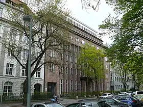 Gewerkschaft der Ange­stellten (G.d.A.) in Berlin-Tiergarten, Am Karlsbad 8, 1928/29