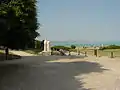 Blick vom Kloster über den Balaton