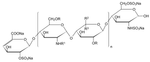 Struktur von Tinzaparin