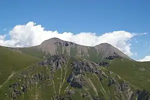 Titov Vrv mit Mal Turčin (2707&nbsp;m), rechts