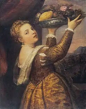 Mädchen mit Fruchtschale (Tizian)