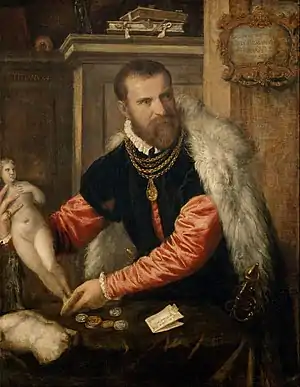 Tizian: Bildnis Jacopo de Strada, 1567/1568