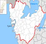 Lage der Gemeinde Tjörn