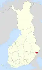 Lage von Tohmajärvi in Finnland