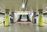 Bahnsteig der Fukutoshin-Linie