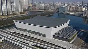 Die Ariake Arena im Januar 2020