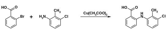 Synthese von Tolfenaminsäure