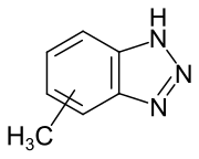 Strukturformel von Tolyltriazol (Gemisch)