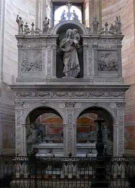 Gian Cristoforo Romano und Benedetto Briosco, Grabmal von Gian Galeazzo Visconti.