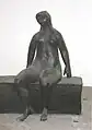 Heinrich-Heine-Denkmal, Bronzeplastik (1957/58), Dichtergarten in München