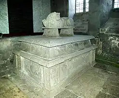 Sarkophag von Otto Wilhelm von Fersen im Tallinner Dom, wahrscheinlich von Stockenberg zu Beginn des 18. Jahrhunderts gefertigt