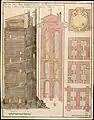 Plan des Herkulesturmes (1762)
