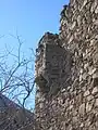 Detail der Latrine