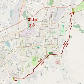 Karte Tour of Almaty 2013