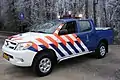 Ein Toyota Hilux der Koninklijke Marechaussee