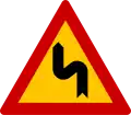 Doppelkurve (zunächst links)