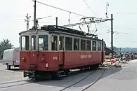 BDe 4/4 9 der Biel-Täuffelen-Ins-Bahn, Baujahr 1905