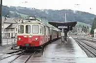 Pendelzug mit BDe 4/4 im Jahr 1979