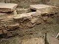 Seitenansicht der gemauerten Leitung in Eppelheim