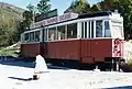 Restaurant in einem ehemaigen Luzerner, später Genfer Tramwagen