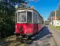 Ein ehemaliger Wiener K-Wagen (2406), im Bestand vom Tramway Museum Graz von 1972 bis 2022.
