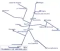 Straßenbahnnetz 1914