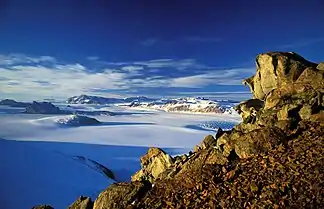 Antarktische Landschaft