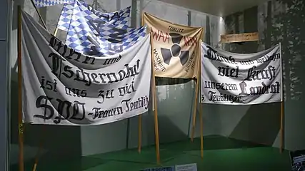 Protest gegen die WAA