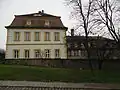 Nordecke des Schlosses mit Corps de Logis und einem kleineren Seitentrakt