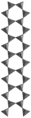 Unverzweigte Zweier-Doppelkette von Amphibol (Tremolit)