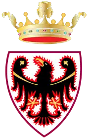 Wappen der heutigen italienischen Autonomen Provinz Trient