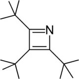 Strukturformel von Tri-tert-butylazet