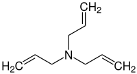 Strukturformel von Triallylamin