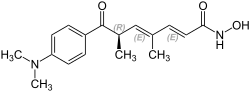 Strukturformel von Trichostatin A
