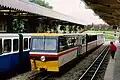 Triebwagen der R&ER in Ravenglass (1996)