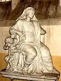Sitzende Frau mit Kind, 18. Jahrhundert
