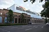 Fassade der ehemaligen Fabrik Laeis