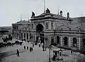 Das zweite Empfangsgebäude (um 1900)