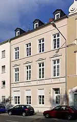 Trier, Weberbach 56, klassizisierendes Zeilenwohnhaus, 1876, Architekt Joseph Weis