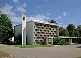 Neue Friedhofskapelle, An der Hospitalsmühle 19, 1960–62