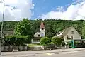 Christkatholische Kreuzkirche mit Pfarrhaus