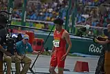 Cao Shuo schied mit 16,66&nbsp;m in der Qualifikation&nbsp;aus