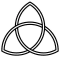 Eine Triquetra.